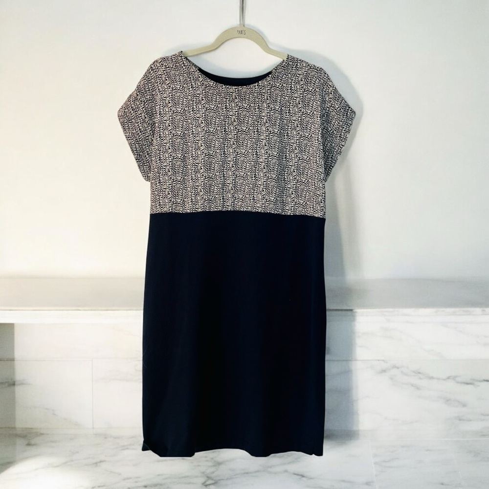 Weekend Max Mara mixed silk and knit dress